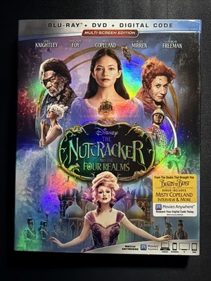 The Nutcracker and the Four Realms- DVD/BLU Ray Brand New Sealed, Free Shipping!