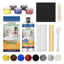 Porcelain Repair Kit Color Match , Waterproof Fiberglass Tub White