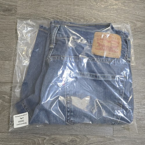 541 Levi's Men's Denim Jean Shorts Medium Blue Wash Y2K Dad Jorts Sz 32 X 10 - Picture 14 of 14