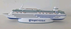 Royal Caribbean Model Cruise Ship MAJESTY OF THE SEAS Resin 11”