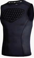 COOLOMG Youth Baseball Chest Protector Padded Shirt Heart Guard Sternum Prote...