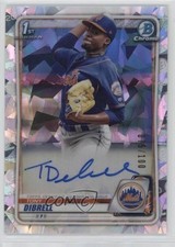 2020 Bowman Chrome Prospects Atomic Refractor /100 Tony Dibrell Auto 1i28