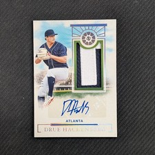 2024 Panini Boys Of Summer Drue Hackenberg /25 Patch Auto Relic RPA Braves RC
