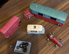 Mixed Lot of Vehicles Inc:  Schuco Racing Car/Chipperfields Circus. Vintage Toys