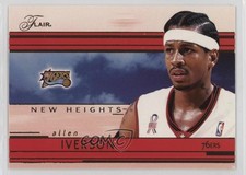 2002-03 Flair New Heights Allen Iverson #20NH HOF a8a
