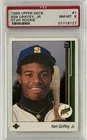 1989 Upper Deck - Star Rookie Ken Griffey Jr #1 (RC) PSA 8