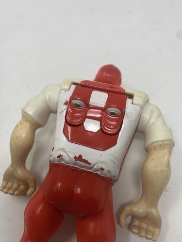 Vintage 1988 Real Ghostbusters Haunted Humans TOMBSTONE TACKLE Action Figure - Picture 7 of 7