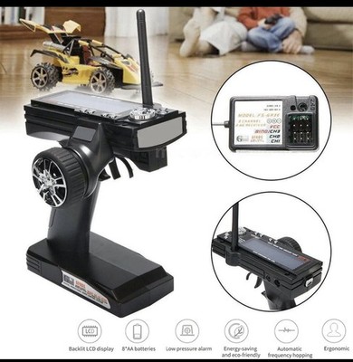 Lahomia 2CH RC Funksystem Sender, 2,4ghz Ferngesteuertes RC Auto