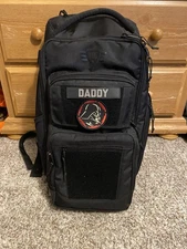 TACTICAL BABY GEAR - Black Diaper Bag - MOD Backpck - USED/GOOD CONDITION