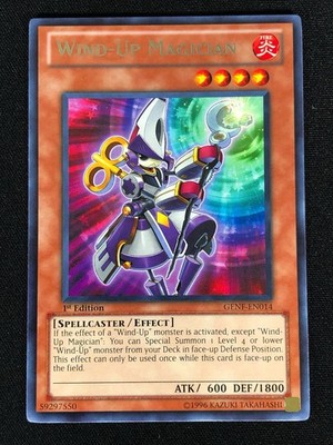 Yugioh Wind-Up Magician GENF-EN014 1st Rare (NM)