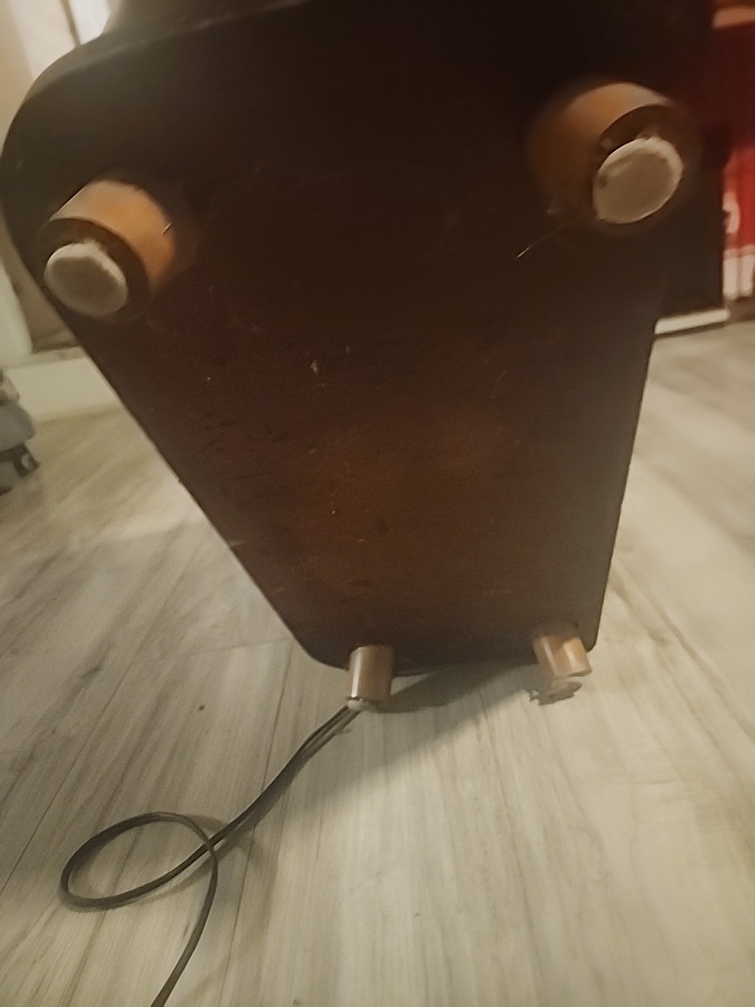 1940s Kenmore Four-Speed Control 110V Floor Fan - Wood Case - Model 337 WORKS