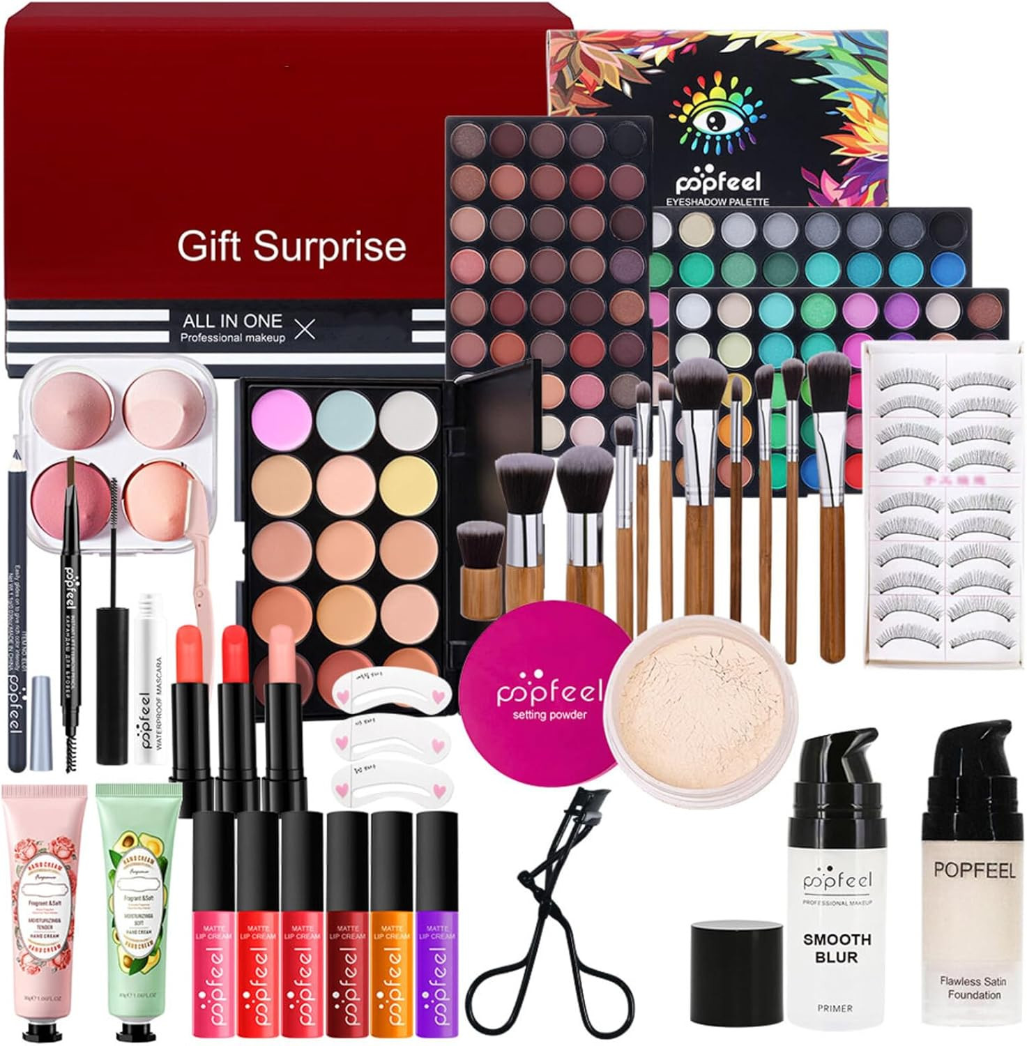 Trousse Trucchi Ragazza e Donna: Set Trucchi Completo con Specchio