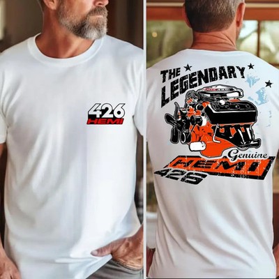 426 HEMI T-Shirt, Vintage Mopar Muscle Car V8 Racing Graphic Tee