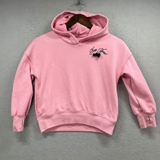 Abercrombie Kids Hoodie Girls 7/8 Pink New York Dance Academy Thumbhole Preppy