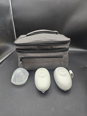 Elvie Stride Portable Wearable Travel Breast Pump with Carrying Bag Case