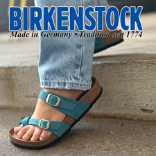 Birkenstock Mayari Oiled Leather Sandals - Biscay Bay   NIB Regular US 6  EU 37