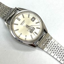 Seiko Seikomatic Weekdater 6218-8971 SS Silver Round Automatic 35-Jewels Men's