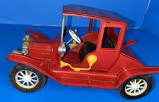 Vintage Ford Model T Friction Car T-1917B Metal Tin Litho Auto Collectible Japan