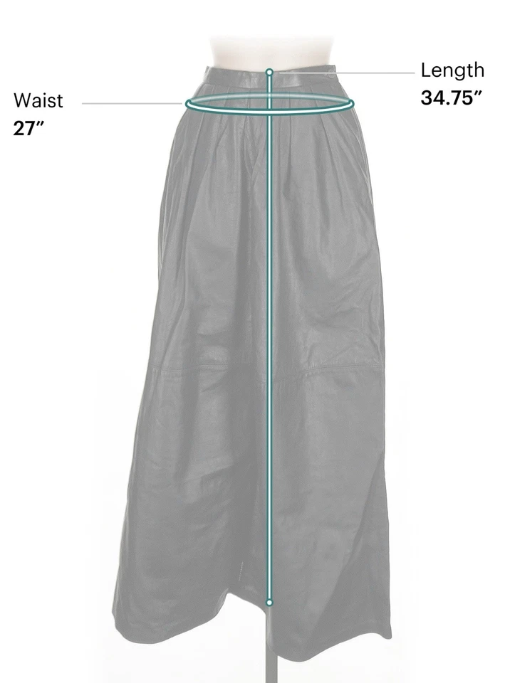 Maxi 6 de cuero genuino negro JH Collectibles Foto 4 de 4