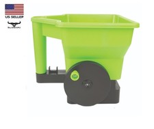 Handheld Crank Broadcast Spreader Adjustable Flow Grass Seed Fertilizer Salt Handheld Crank Broadcast Spreader Adjustable Flow Grass Seed Fertilizer Salt