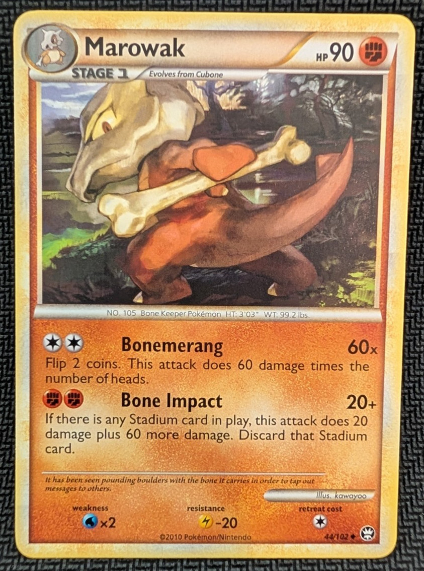 Pokemon - Marowak 44/102 - 2010 HGSS: Triumphant - NM