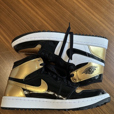 Nike Air Jordan High Golf Gold Toe Men's Size