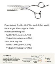 Mizutani Scissors Z Dual ZD-6 Left-Handed Thinning Scissors