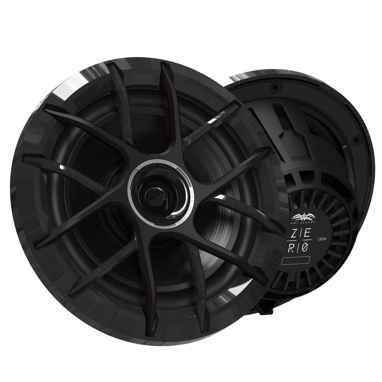 Wet Sounds ZERO Series - ZERO-8-XZ-B Black 8" Neodymium Powersport & Marine S...