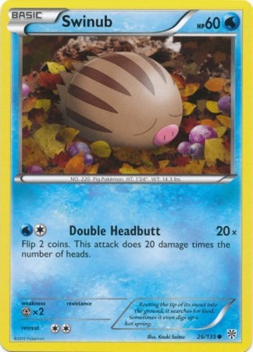 Swinub - 26/135 - Common - Moderately Played