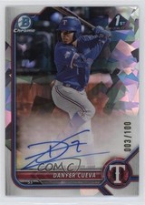 2022 Bowman Chrome Prospect Atomic Refractor /100 Danyer Cueva #CPA-DCA Auto m5w
