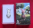 PIGLET Zombie - 5 Gram .999 Fine Silver Bar - Winnie The Pooh Limited To 3k