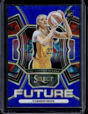 2024 Panini Select WNBA Cameron Brink Future RC Blue Prizm Rookie #/49 Sparks