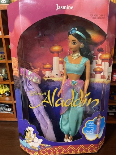 1992 Disney Classics Jasmine Doll Mattel #2557 Vintage Original Box