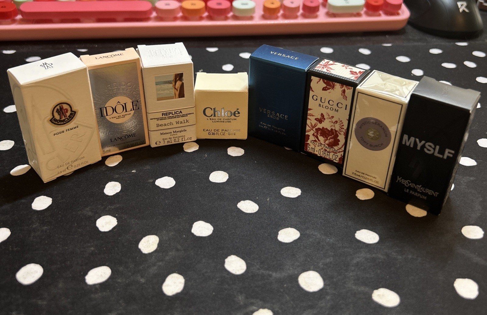 Designer Mini Perfumes Set of 4 Travel Size Fragrance YSL Gucci PRADA More New