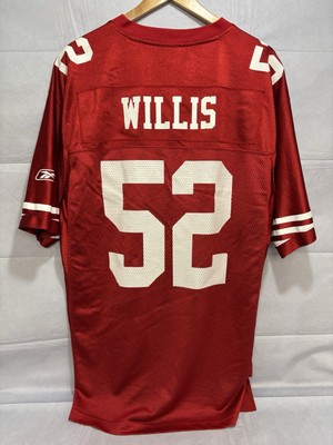 Patrick Willis Jersey Reebok On Field #52 Size Large San Francisco