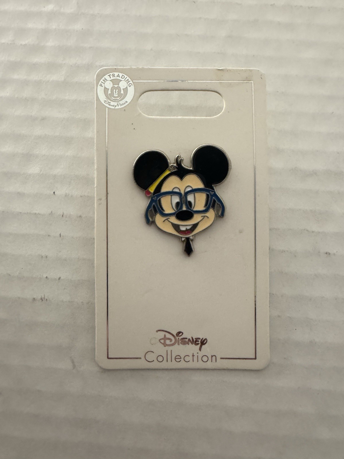 Disney Mickey Mouse Pin From The “Nerds Rocks!” Head Collection