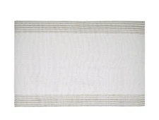 My Texas House Stripe Ivory/Taupe Layering Indoor/Outdoor Area Rug, 24" X 36"