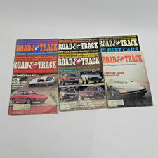 1978 ROAD AND TRACK MAGAZINE LOT OF 6 ISSUES RACING PERFORMANCE CARS IMPORTS