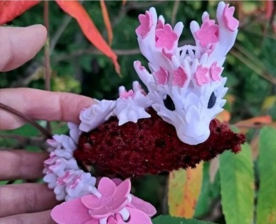 3D Baby Cherry Blossom  Dragon | Articulated | Fidget | Animals | Cute  Flexible