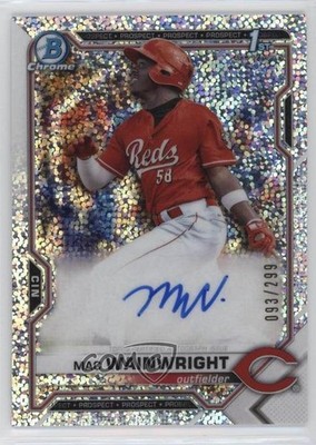 2021 Bowman Chrome Prospects Speckle Refractor 93/299 Mac Wainwright Auto 0jx5