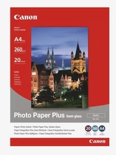 Image of Canon SG-201 Semi-Gloss Photo Paper Plus A4, 20 Sheets, Satin Finish