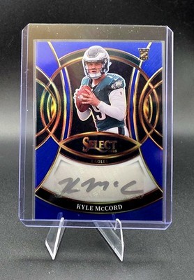 2025 Panini Select - Rookie Signatures Kyle McCord #RSI-KMD Blue Prizm /149 