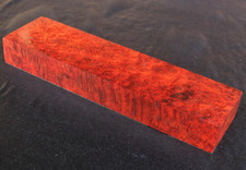 Highly Figured Amboyna Burl Exotic Turning Blank 70 260 30 mm 176