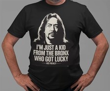 Ace Frehley Signed Legendary T Shirt Short Sleeve Men Lucky Tee Unisex