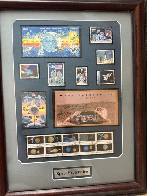 Space Exploration Mars Pathfinder Framed Stamp Set
