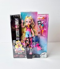 Monster High Lagoona Blue Doll G3 Ghouls Rule Fashion Doll with Pet Neptuna New