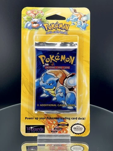 Blister Pack (Blastoise Art) - Pokémon Base Set 1999