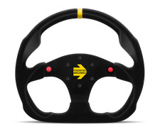 Momo Mod30 Buttons Steering Wheel 320 Mm - Black Suedeblack Spokes1 Stripe