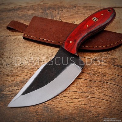 Handmade Skinner Knife - High Carbon Steel Hunting Tool - 58 HRC - Razor Sharp