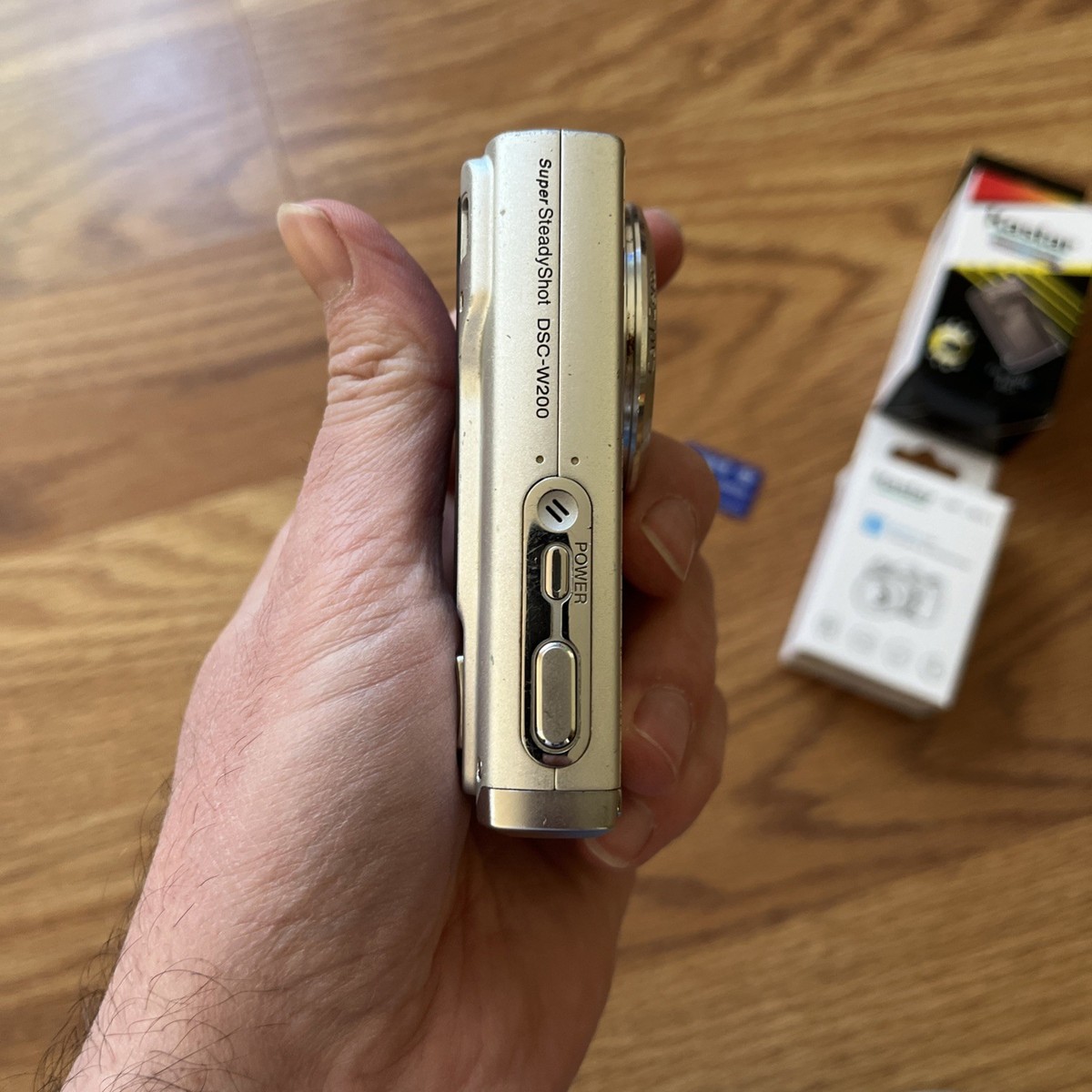 Sony Cyber-shot DSC-W200 12.1MP Digital Camera - Silver for sale